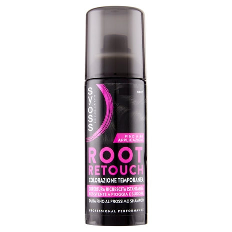 Syoss Root Retouch Colorazione Temporanea Nero 120 ml